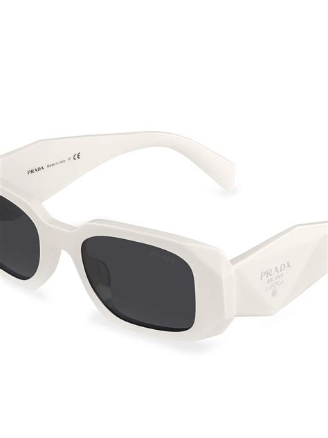 prada sunglasses white side|prada sunglasses women clear.